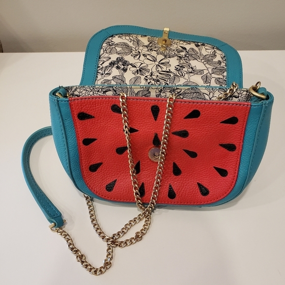 Vera Bradley Watermelon Leather Crossbody Bag - Picture 5 of 13